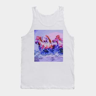 Horses at the beach. Tank Top